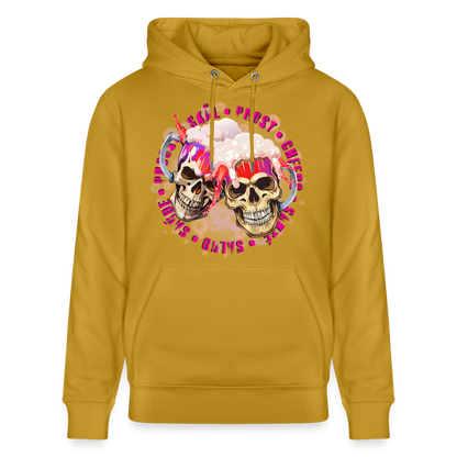 Party Skull Design Pink – Unisex Bio-Hoodie - Ocker