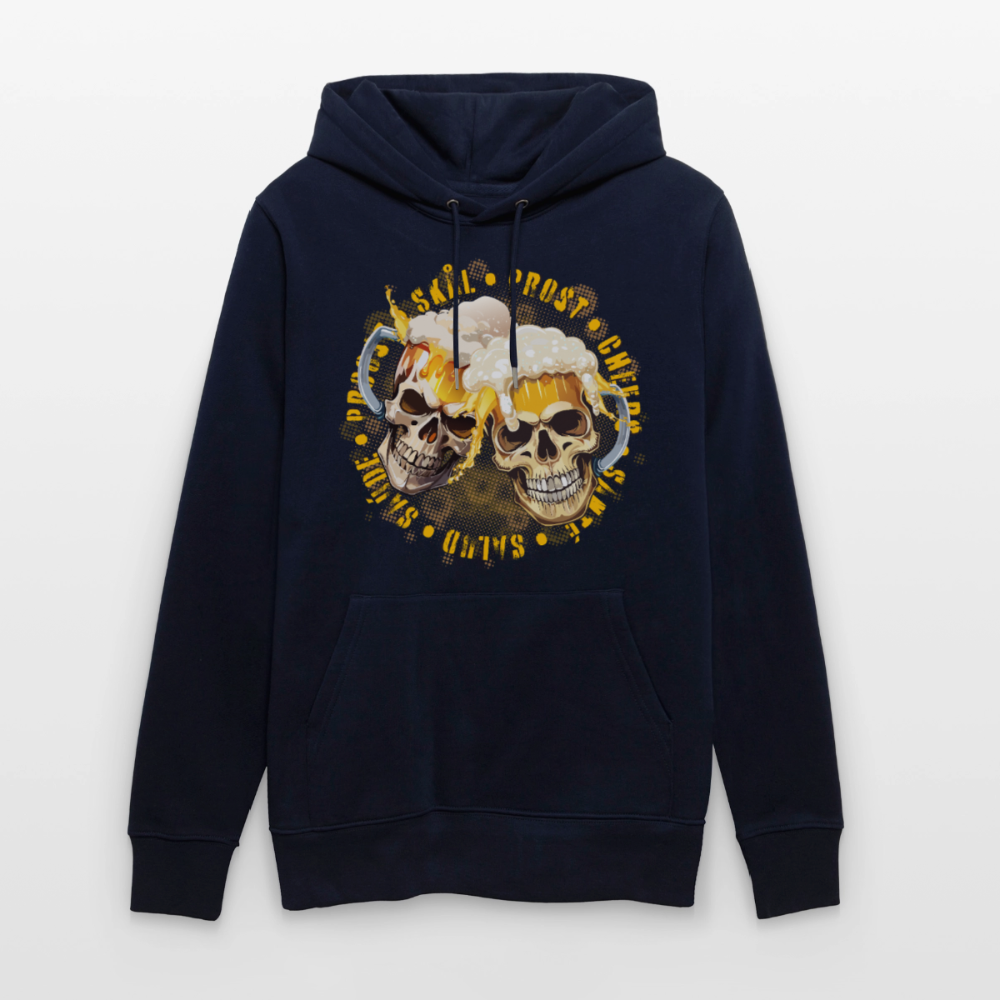 Party Skull Design – Unisex Bio-Hoodie - Navy