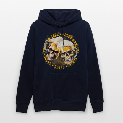 Party Skull Design – Unisex Bio-Hoodie - Navy