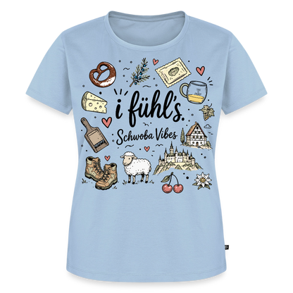 Alb Liebe Design – Frauen Premium T-Shirt - Hellblau