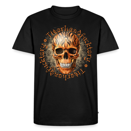 Tiger Skull Design – Männer Premium T-Shirt - Schwarz