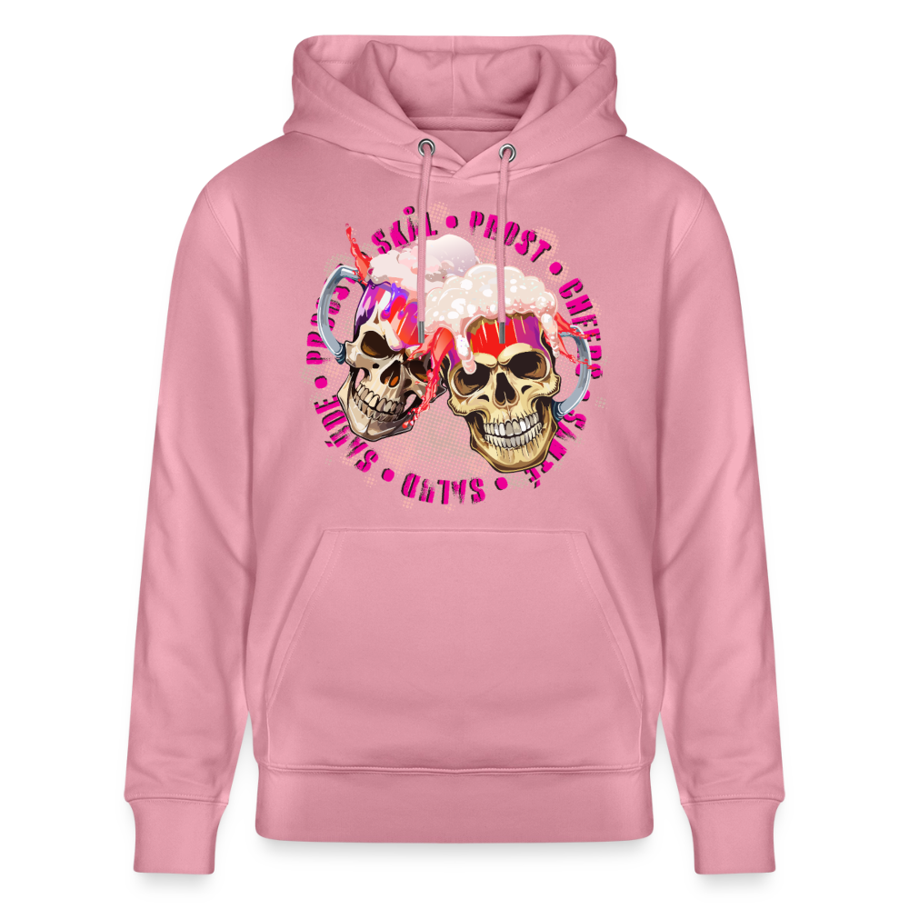 Party Skull Design Pink – Unisex Bio-Hoodie - Lila Traum