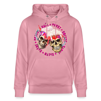 Party Skull Design Pink – Unisex Bio-Hoodie - Lila Traum
