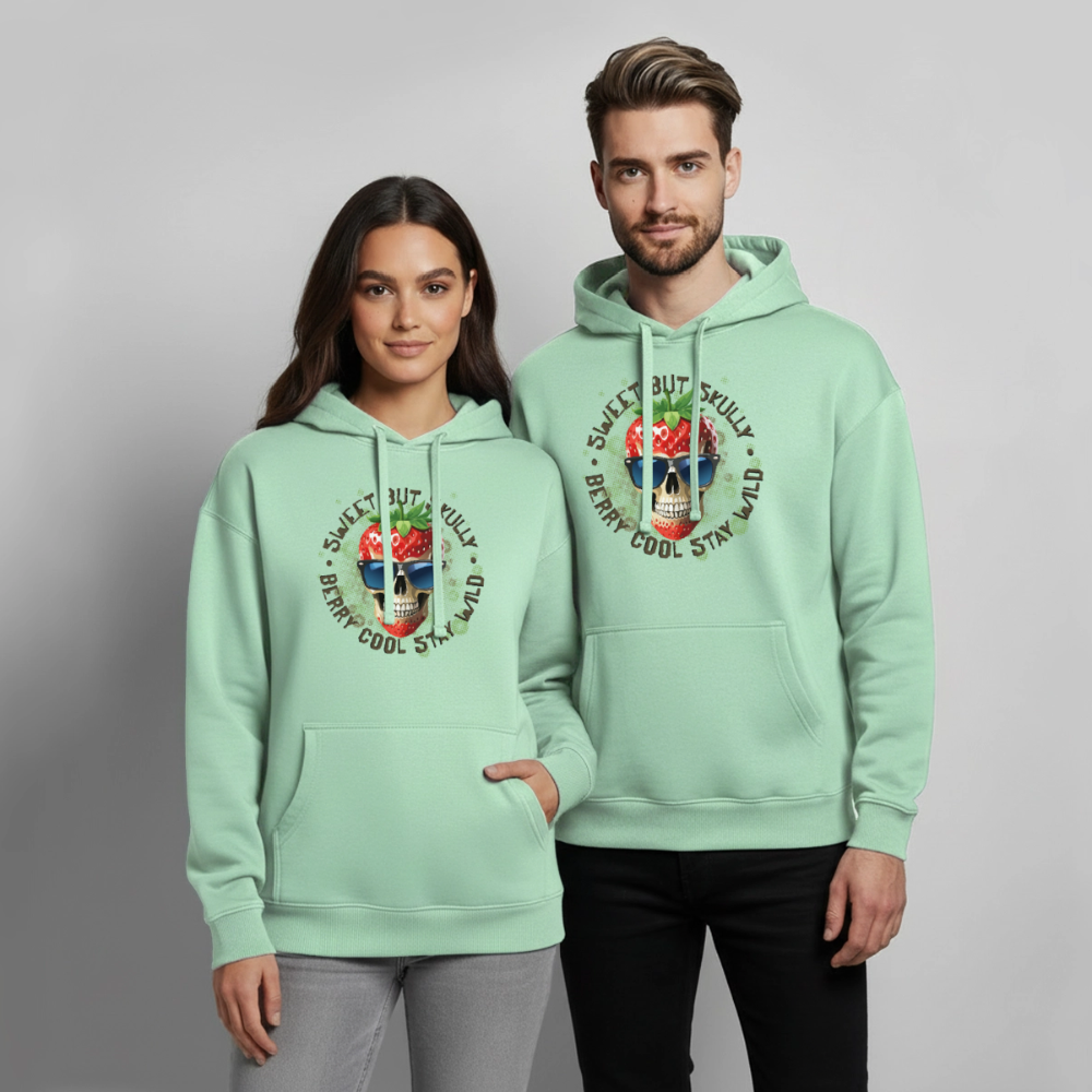 Strawberry Skull Design – Oversized Unisex Hoodie - Nebeljade