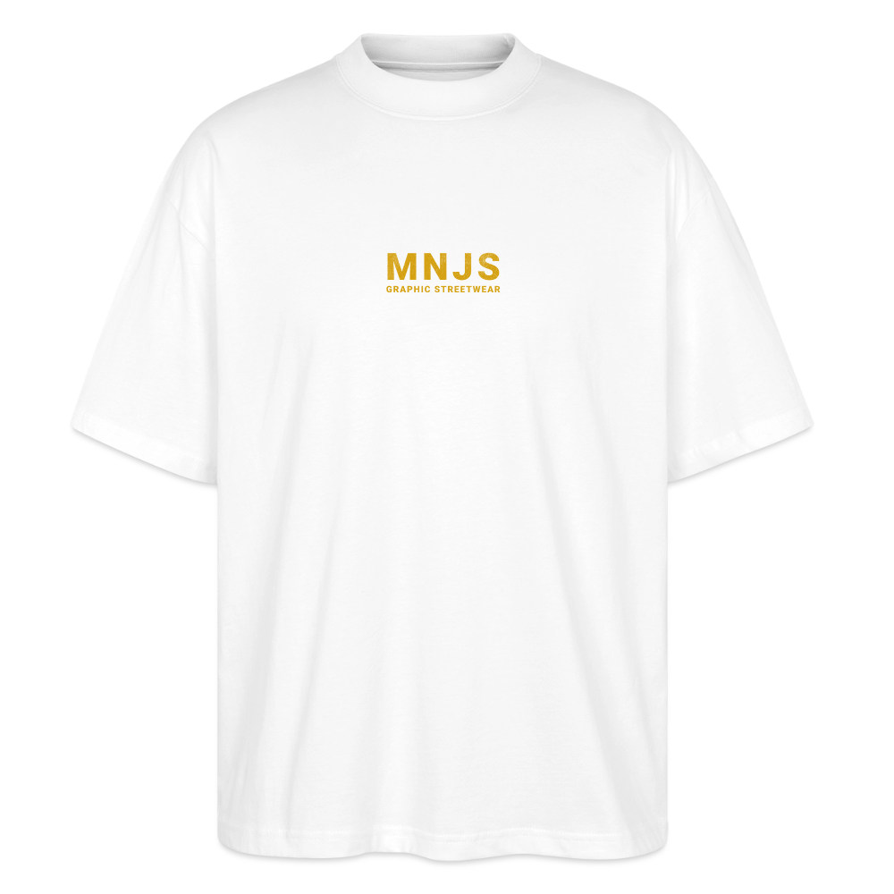Skate Bunny Design – Oversized Unisex Bio T-Shirt - Weiß