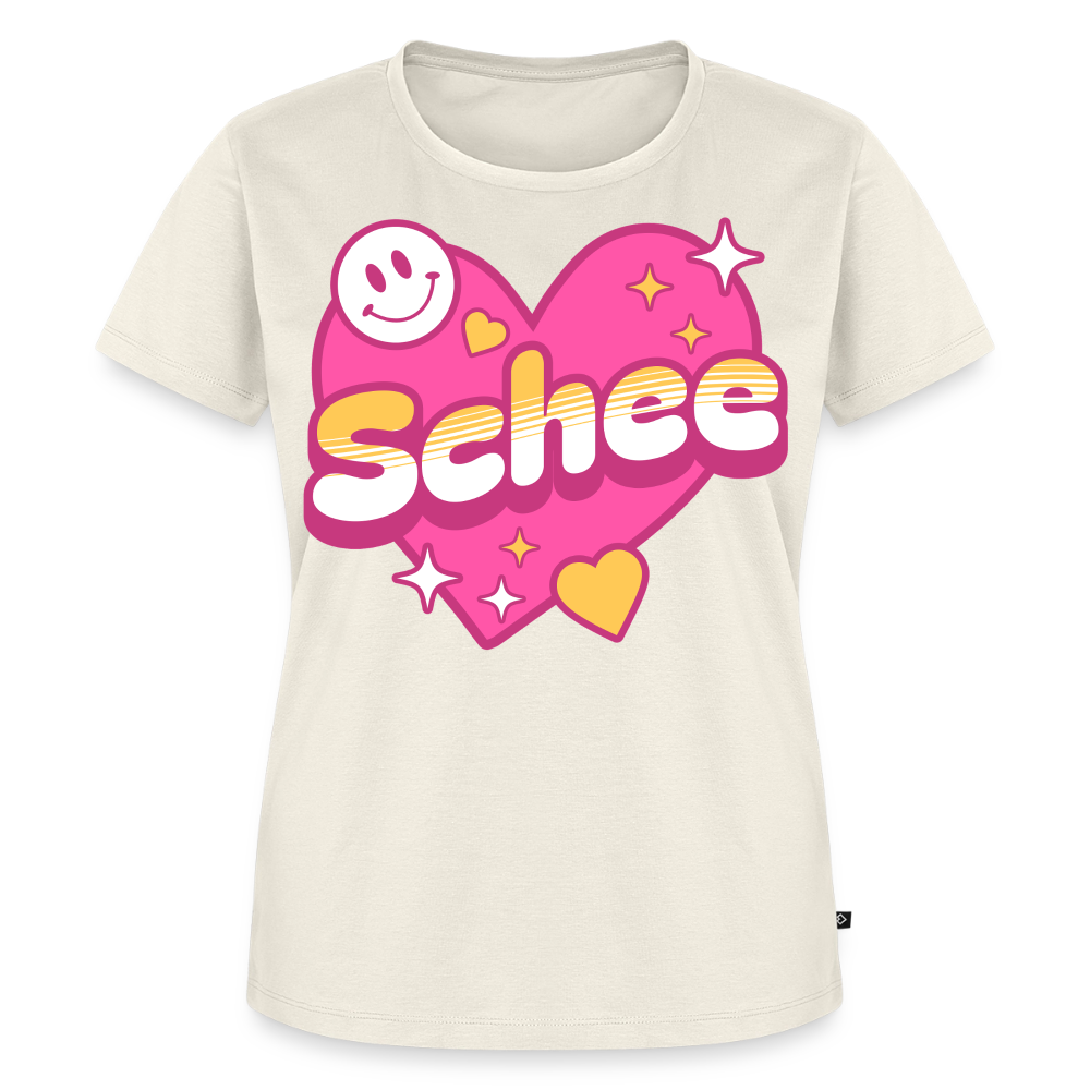Schee Design – Frauen Premium T-Shirt - Naturweiß