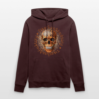Tiger skull Design – Unisex Bio-Hoodie - Maroon