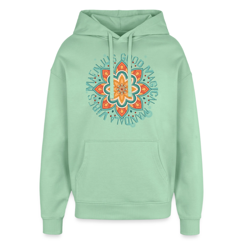 Mandala Türkis Design – Oversized Unisex Hoodie - Nebeljade