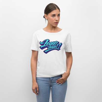 Leggomio Design – Rundhals Frauen Bio-T-Shirt - Weiß