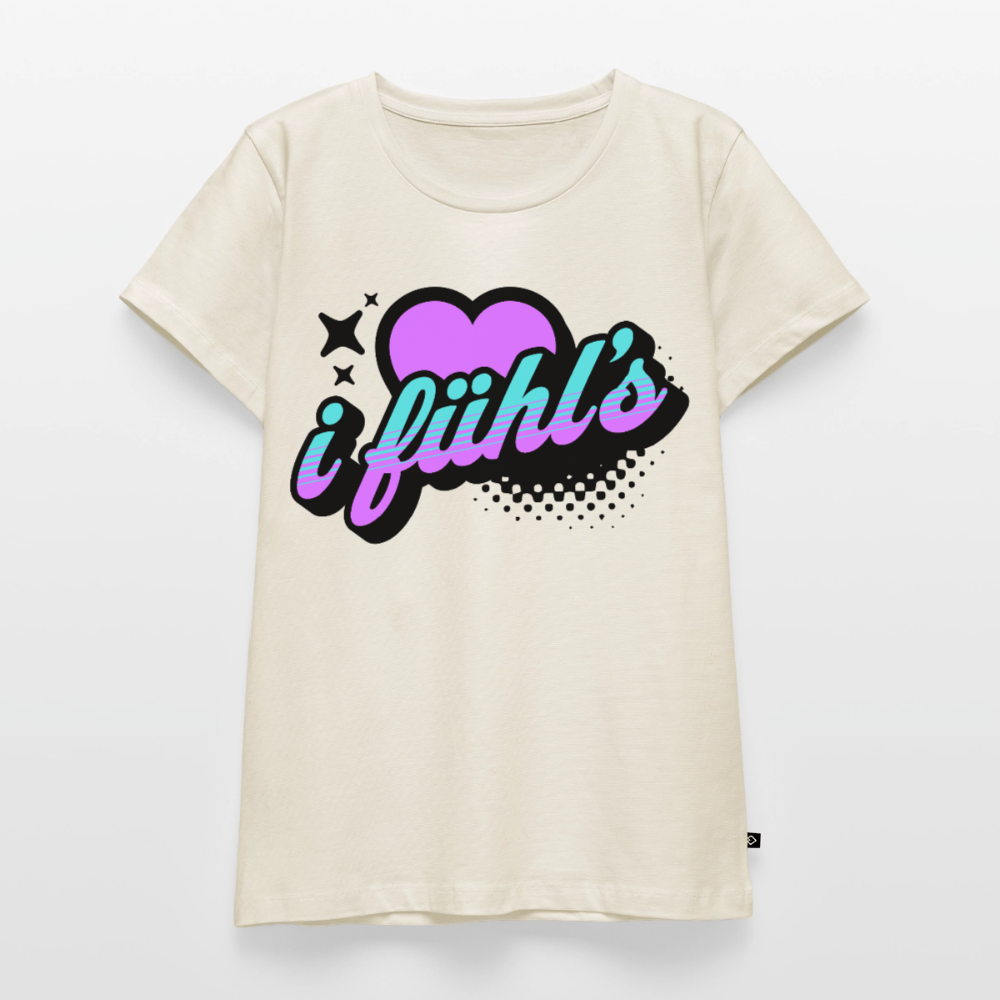 i fühl‘s Design – Frauen Premium T-Shirt - Naturweiß