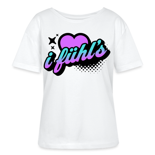 i fühl‘s Design – Rundhals Frauen Bio-T-Shirt - Weiß