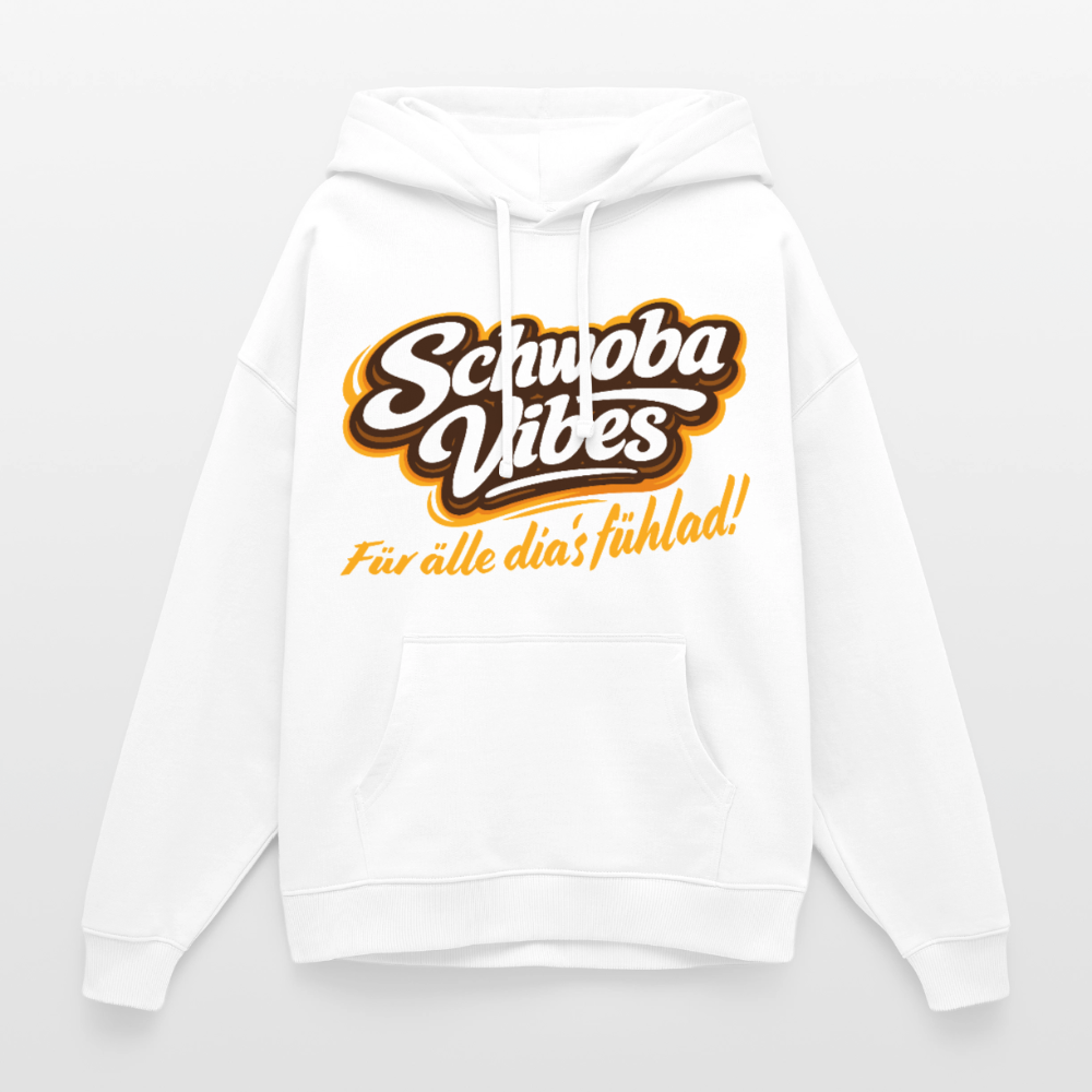 Schwoba Vibes Design – Oversized Unisex Hoodie - Weiß