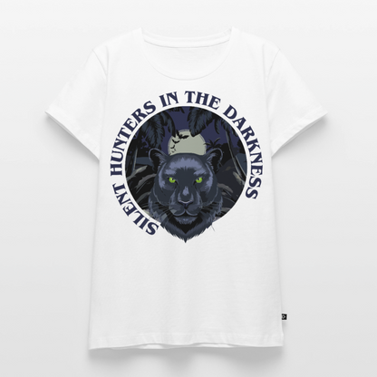 Silent Hunter Design – Frauen Premium T-Shirt - Weiß