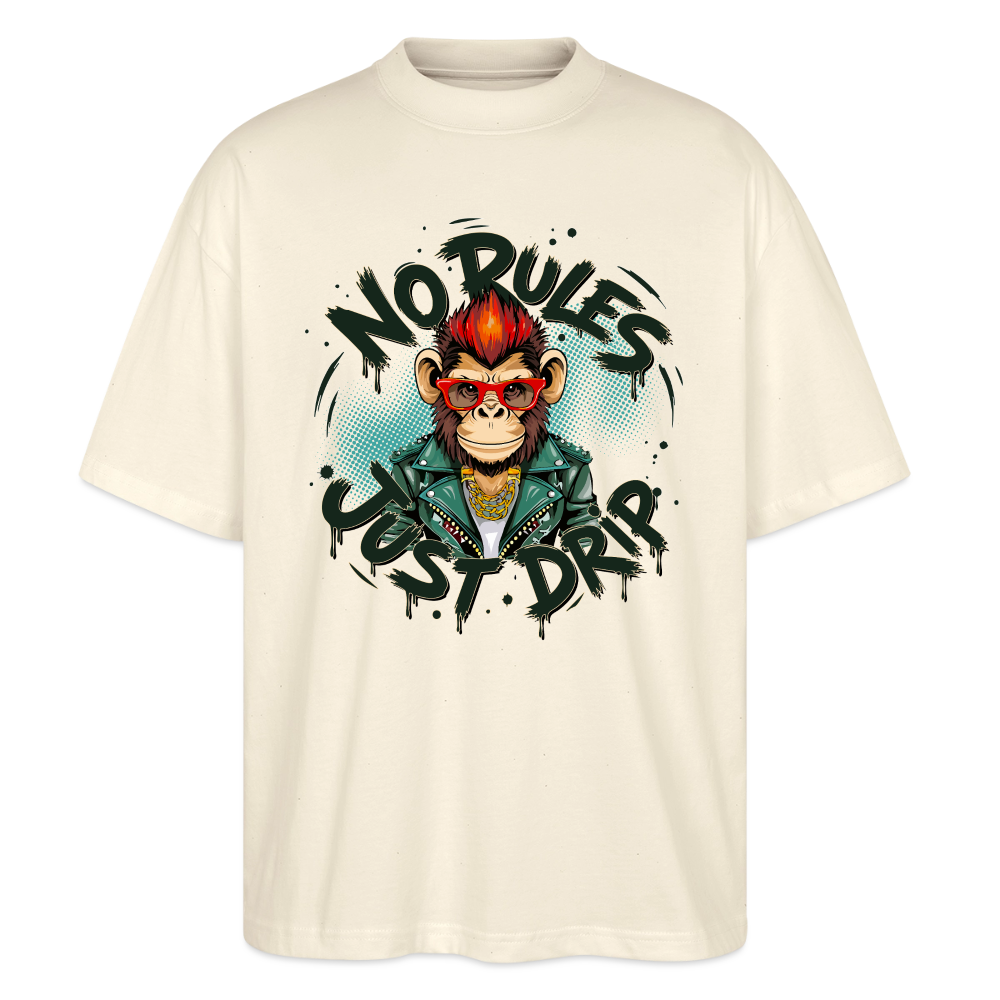 Monkey No Rules Design – Unisex Bio T-Shirt - Natur