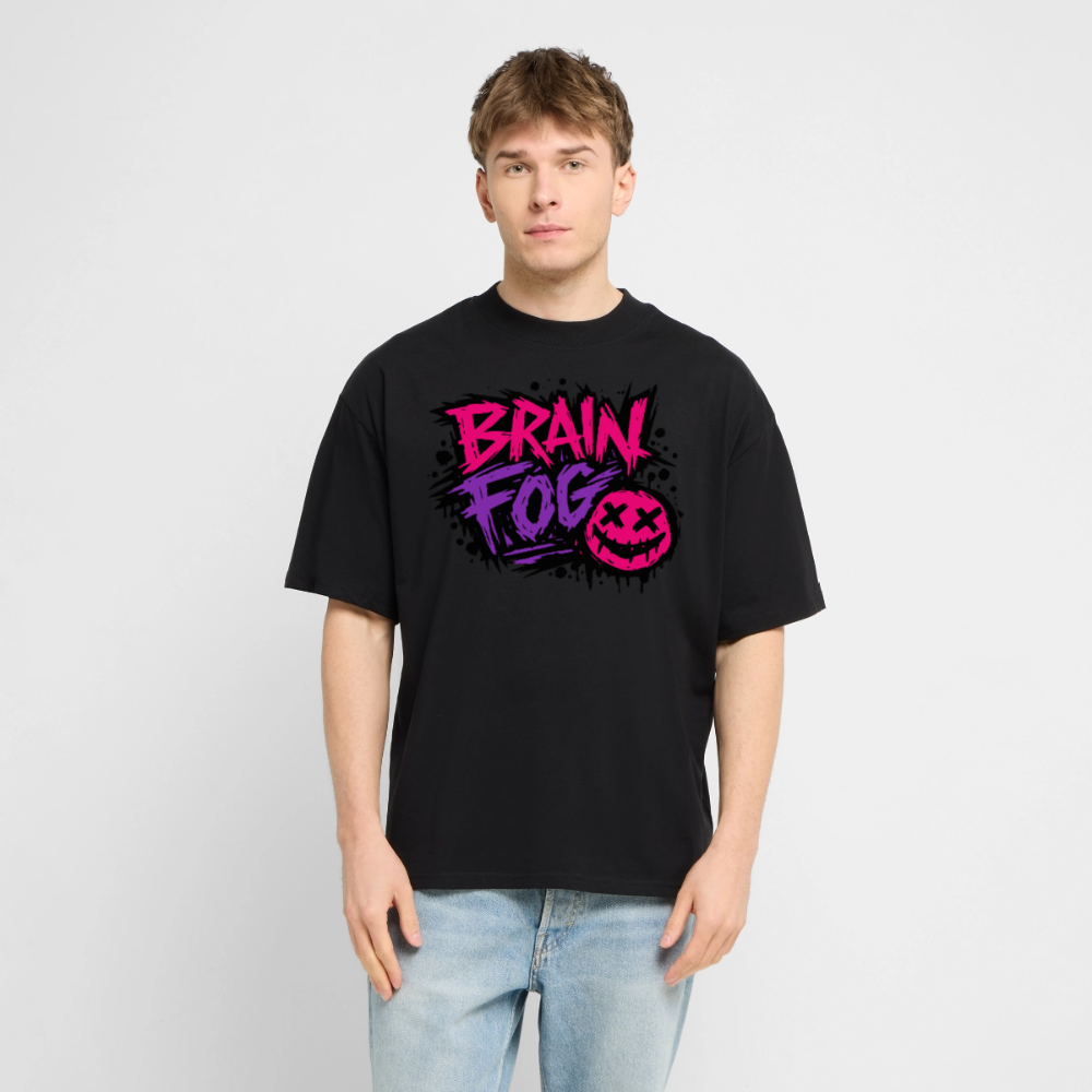 Brain Fog Design – Oversized Unisex Bio T-Shirt - Schwarz