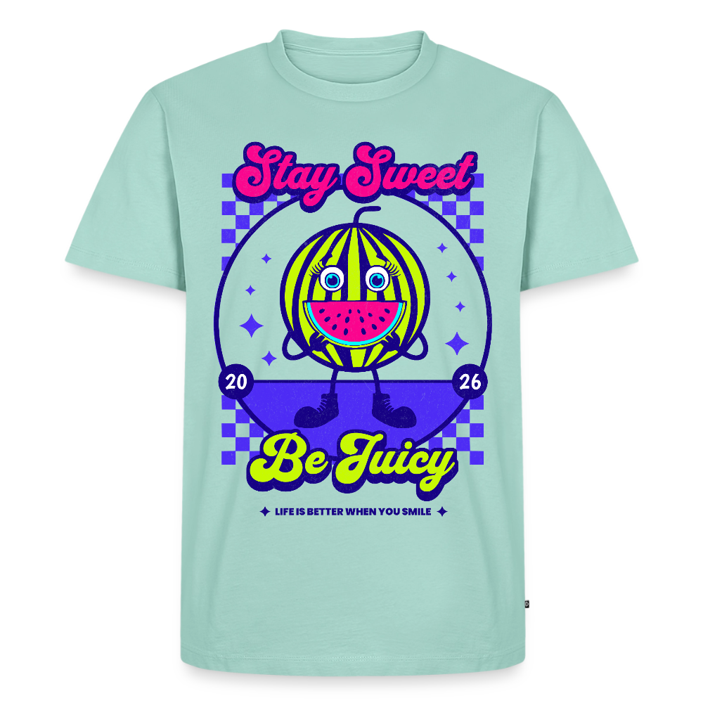 Stay Sweet Design – Männer Premium T-Shirt - Mint 