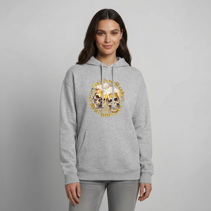 Oversized Unisex Hoodie - Grau meliert