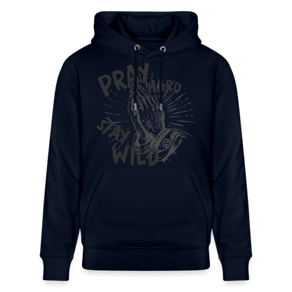 Betende Hände Design – Unisex Bio-Hoodie - Navy
