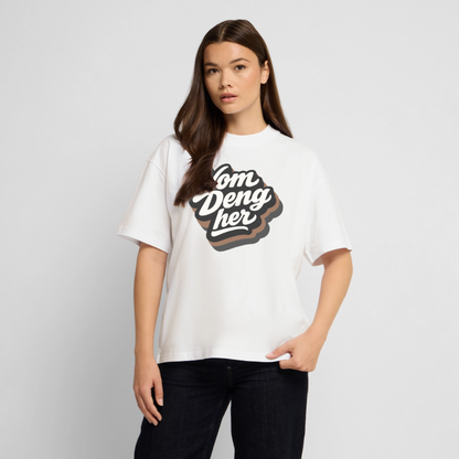Vom Deng her Design – Oversized Unisex Bio T-Shirt - Weiß