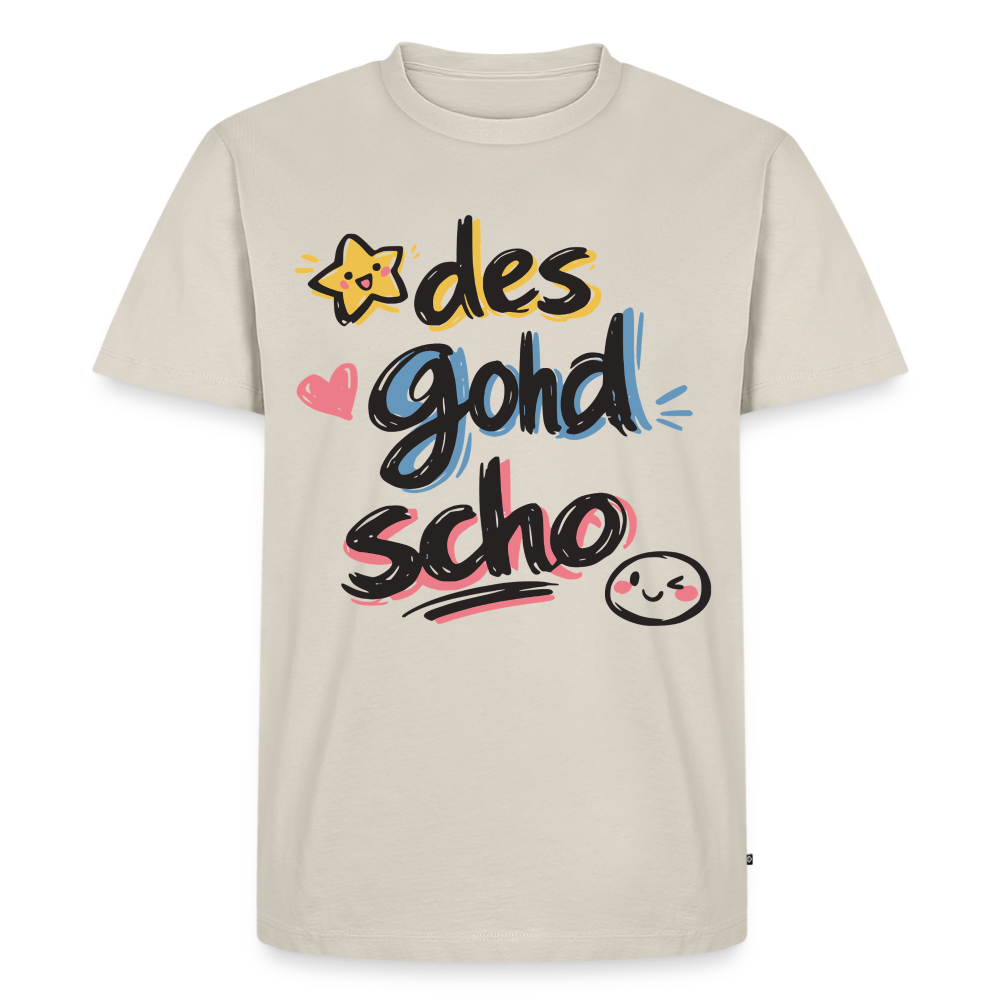 Des goht schon Design – Männer Premium T-Shirt - Beige
