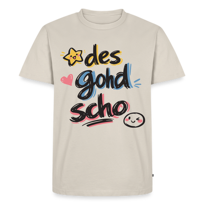 Des goht schon Design – Männer Premium T-Shirt - Beige