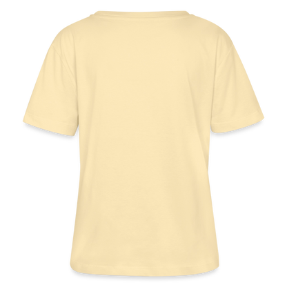 Monkey Beats Design – Rundhals Frauen Bio-T-Shirt - Creme