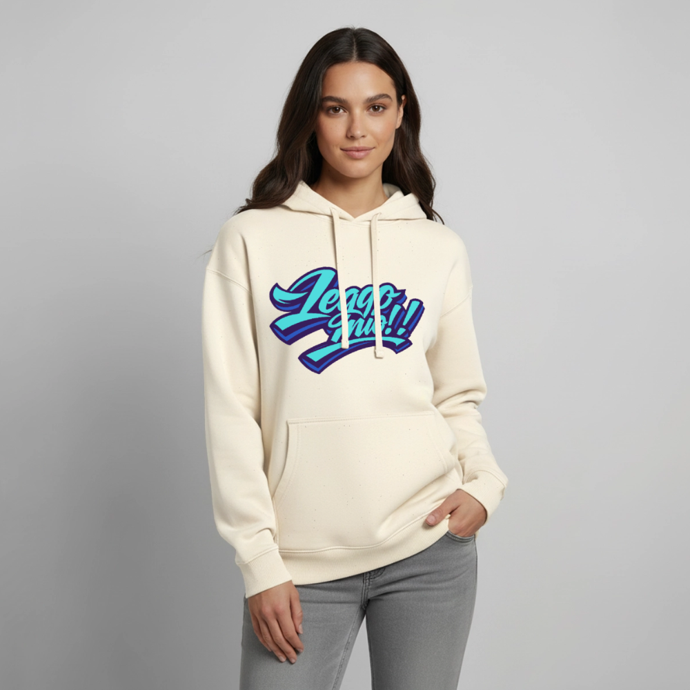 Leggomio Design – Oversized Unisex Hoodie - Natur