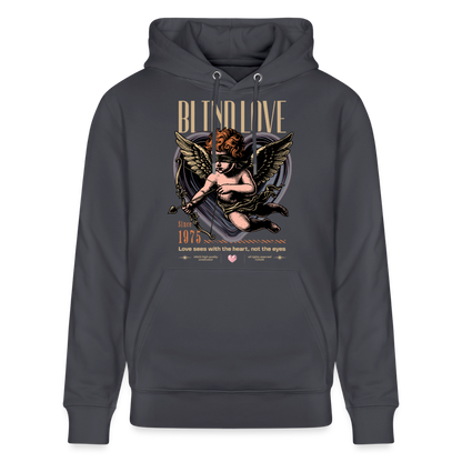 Blind Love Design – Unisex Bio-Hoodie - Indigoblau