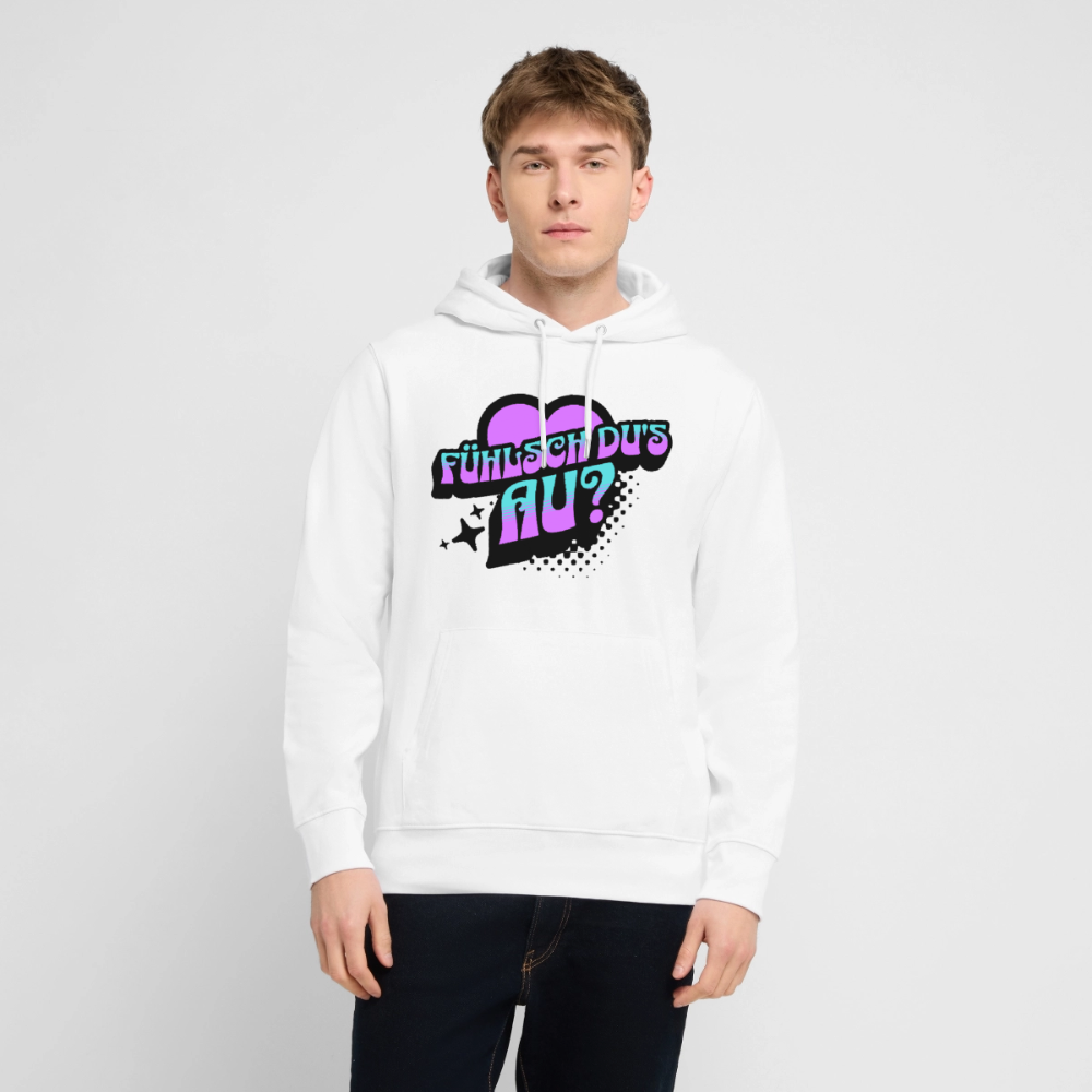 Fühlsch du‘s au Design – Unisex Bio-Hoodie - Weiß