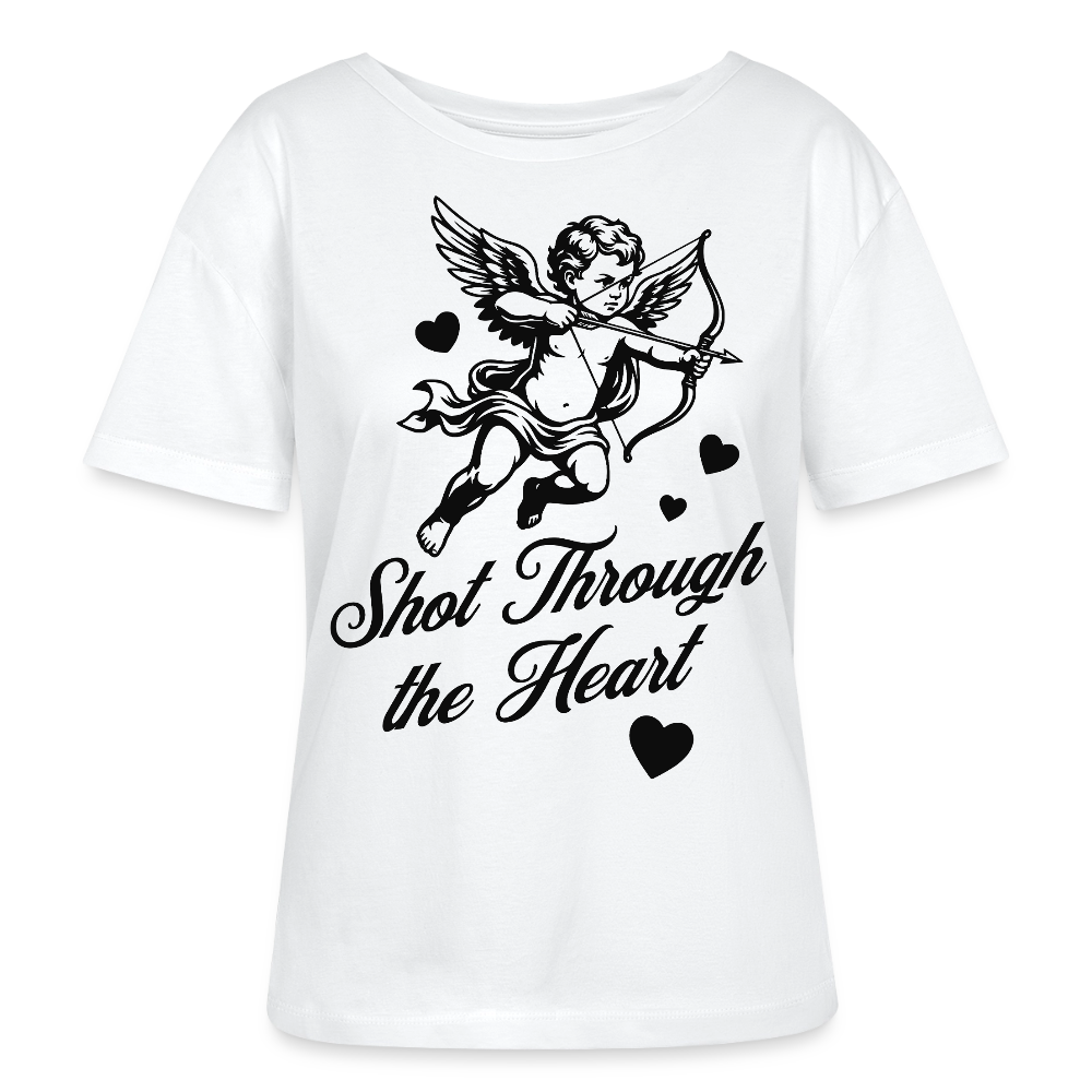 Amor Design – Rundhals Frauen Bio-T-Shirt - Weiß
