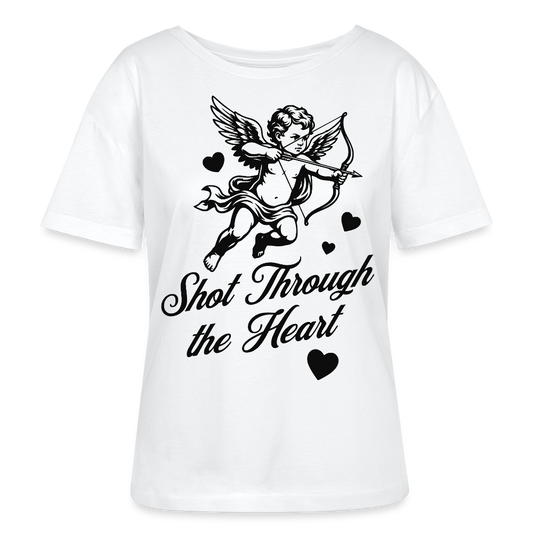 Amor Design – Rundhals Frauen Bio-T-Shirt - Weiß