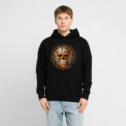 Tiger skull Design – Unisex Bio-Hoodie - Schwarz