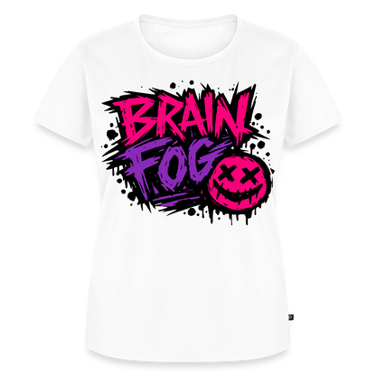 Brain Fog Design – Frauen Premium T-Shirt - Weiß