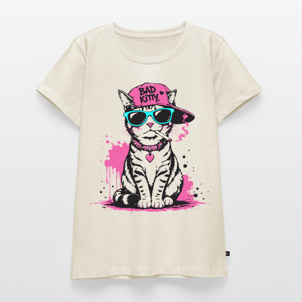 Bad Kitty Design – Frauen Premium T-Shirt - Naturweiß