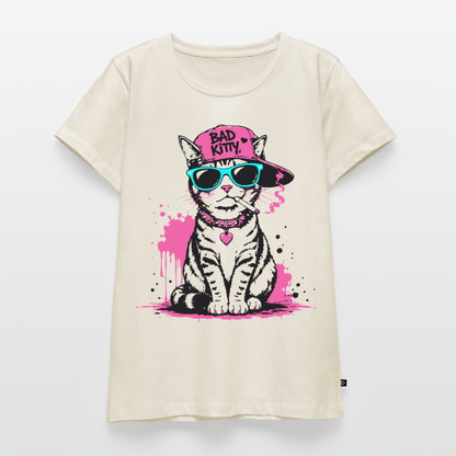 Bad Kitty Design – Frauen Premium T-Shirt - Naturweiß