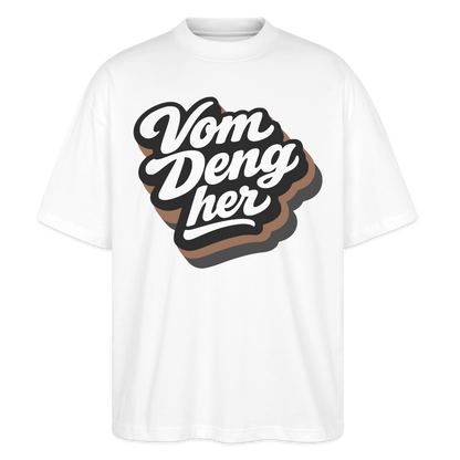 Vom Deng her Design – Oversized Unisex Bio T-Shirt - Weiß