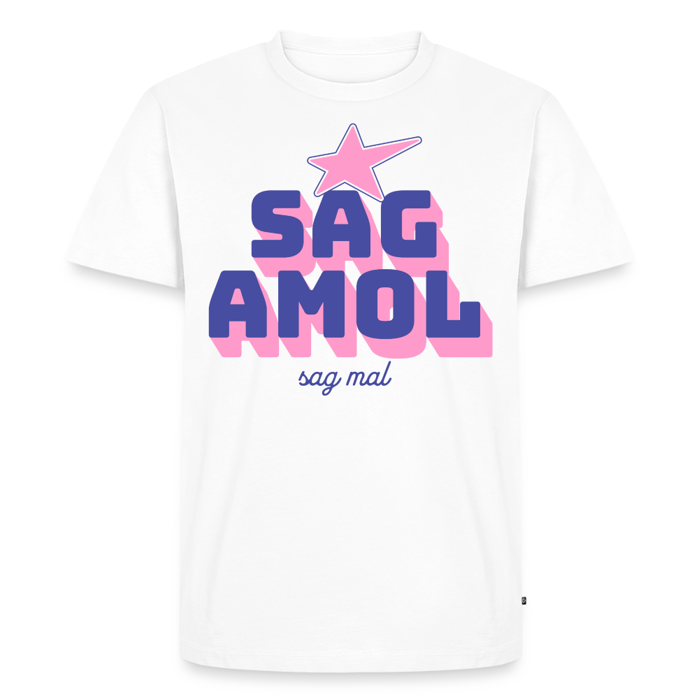 Sagamol Design – Männer Premium T-Shirt - Weiß