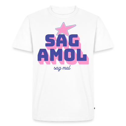 Sagamol Design – Männer Premium T-Shirt - Weiß