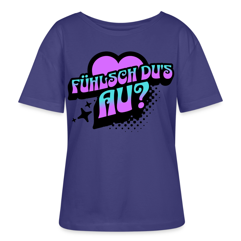 Fühlsch du‘s au Design – Rundhals Frauen Bio-T-Shirt - Dämmerung