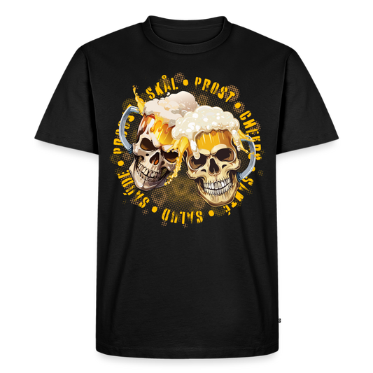Party Skull Design – Männer Premium T-Shirt - Schwarz