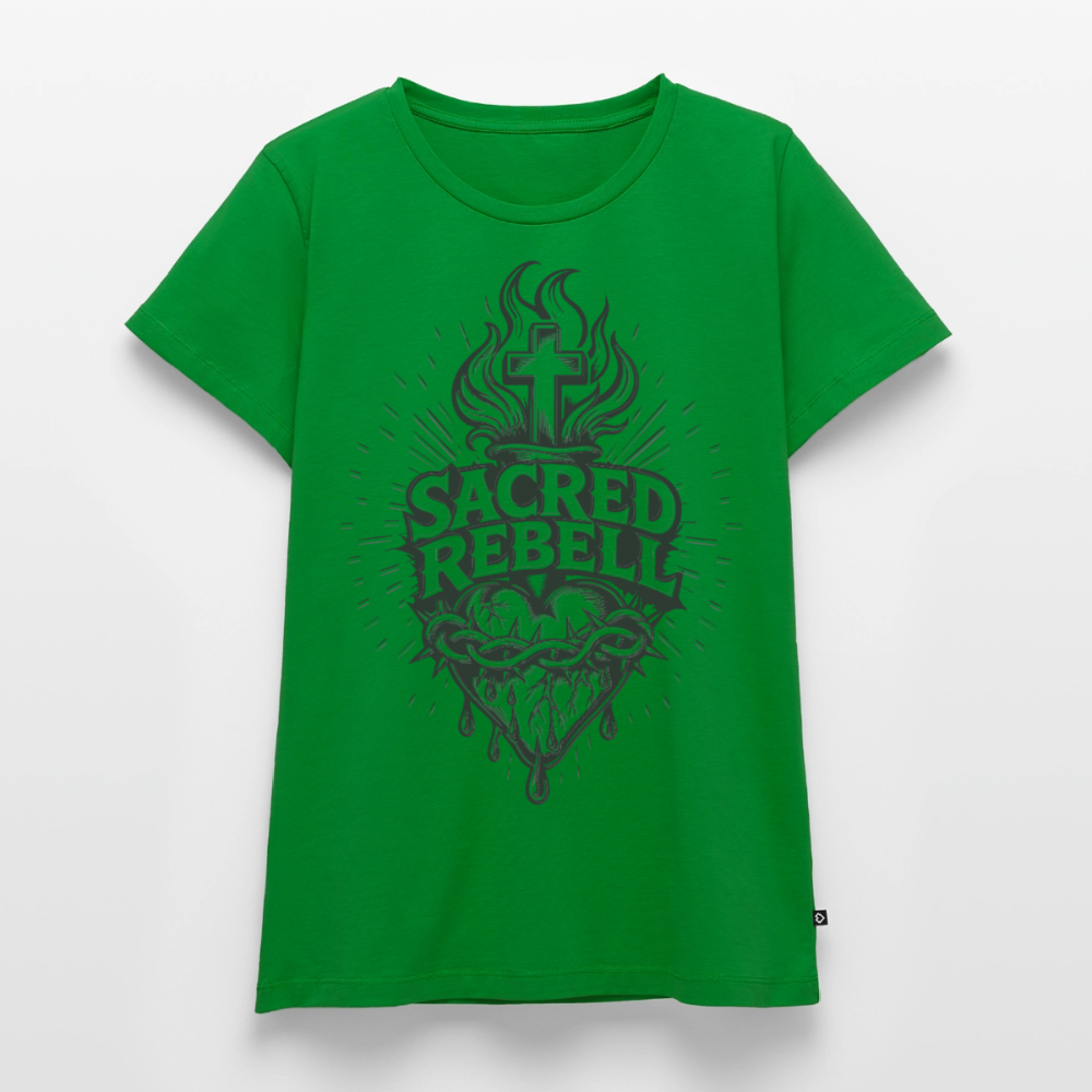 Sacred Rebell Design – Frauen Premium T-Shirt - Grün
