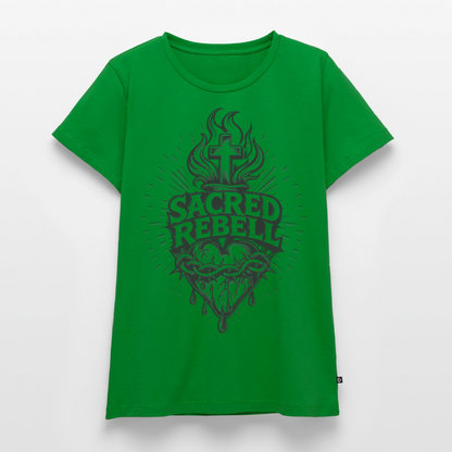Sacred Rebell Design – Frauen Premium T-Shirt - Grün