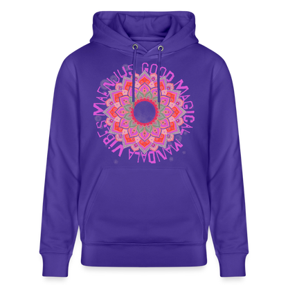 Mandala Pink Design – Unisex Bio-Hoodie - Purple Love 