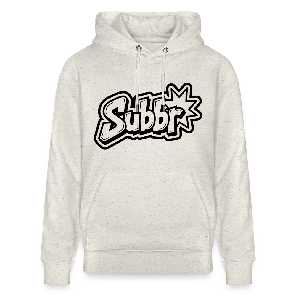 Subbr Design – Unisex Bio-Hoodie - Beige meliert