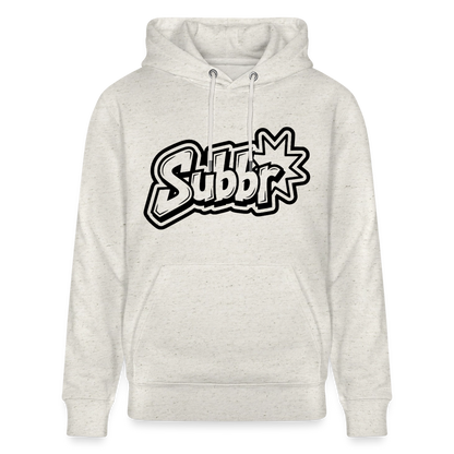 Subbr Design – Unisex Bio-Hoodie - Beige meliert