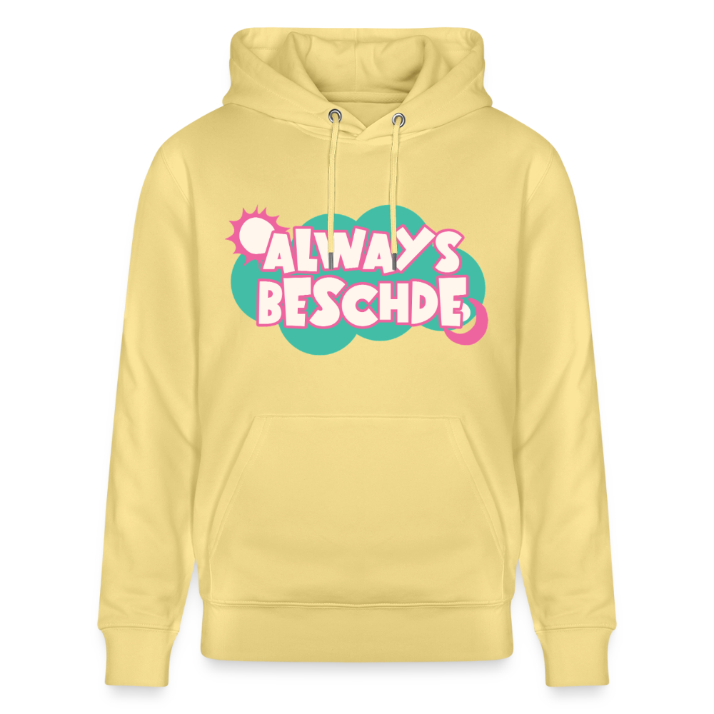 Always Beschde Design – Unisex Bio-Hoodie - Gelb Viva 
