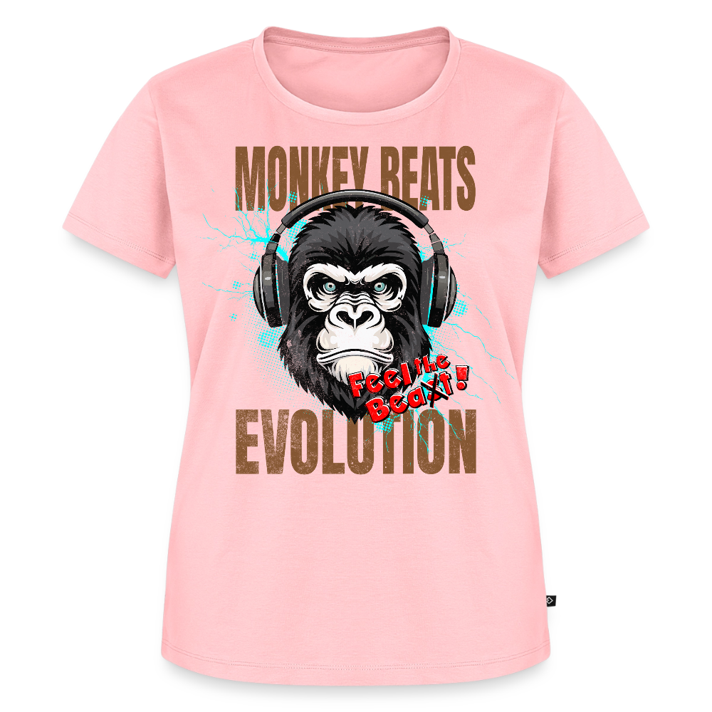 Monkey Beats Design – Frauen Premium T-Shirt - Rosa