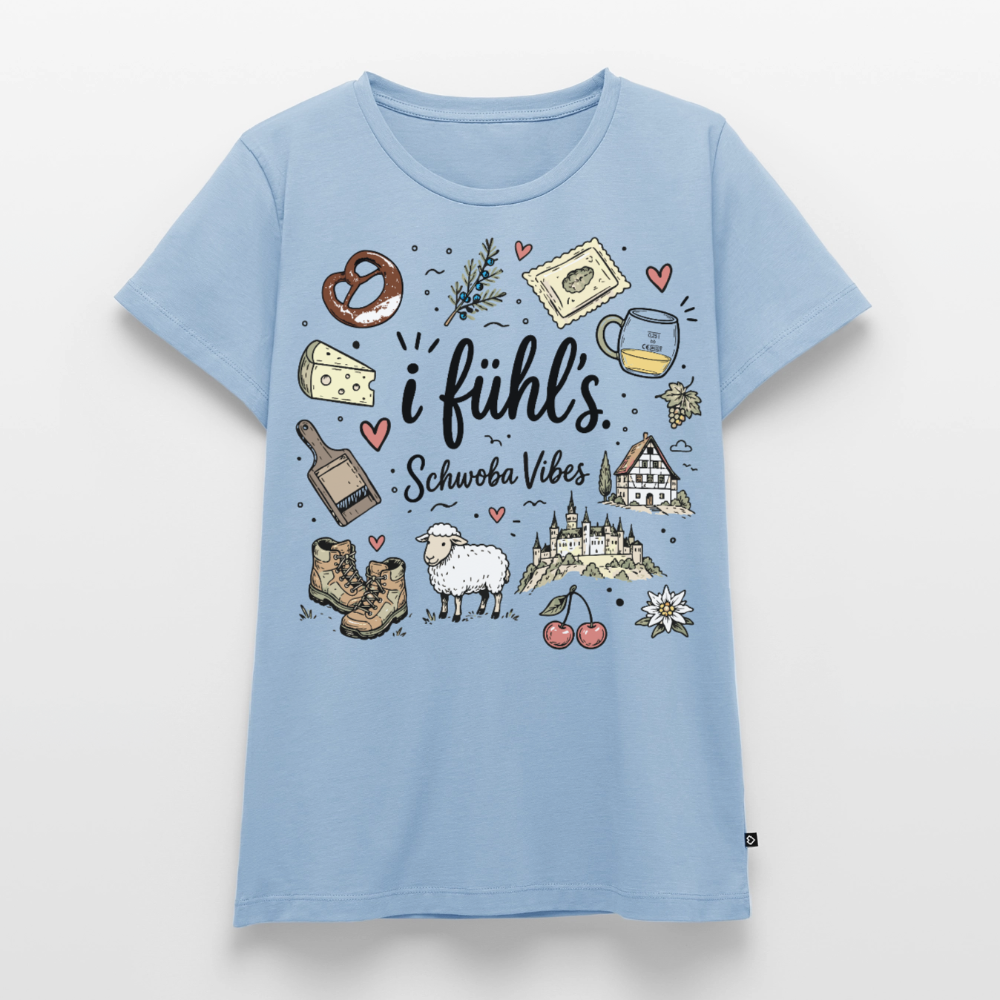 Alb Liebe Design – Frauen Premium T-Shirt - Hellblau