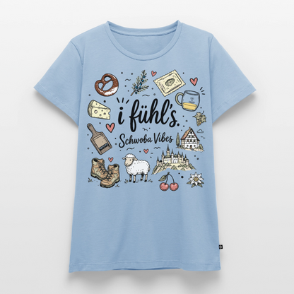 Alb Liebe Design – Frauen Premium T-Shirt - Hellblau