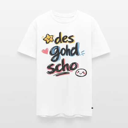 Des goht schon Design – Männer Premium T-Shirt - Weiß